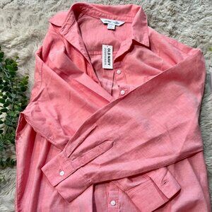 Old Navy Pink Boyfriend Shirt – Size S (New With Tag)